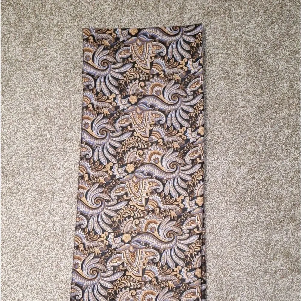 J.McLaughlin Reversible 100% Cashmere Scarf Paisley/Herringbone 26
